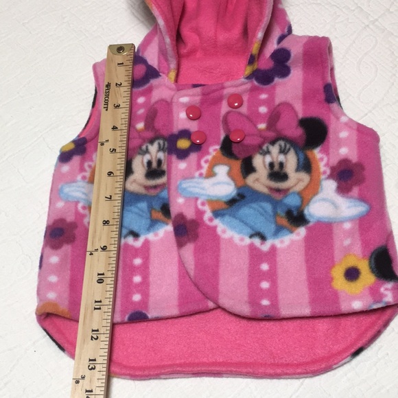 18m? (4/$20) Minnie Mouse Fleece Hooded Vest - Picture 16 of 16